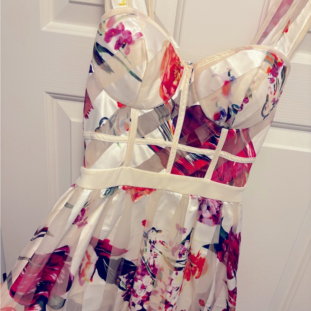 Akira Floral maxi dress